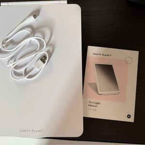 Vanity Planet White Tri-Light Mirror